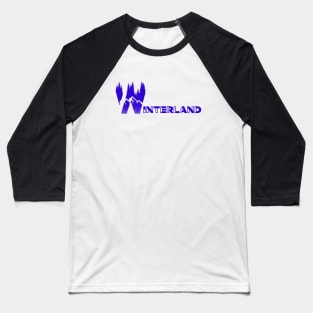 Winterland, Winter Sports, Rocky Mountains, Hiking T-Shirt, Trekking T-Shirt, Winter Season Baseball T-Shirt